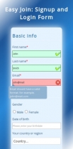 EasyJoin Responsive Signup and Login Form jQuery Screenshot 1