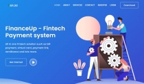 FinanceUp - Fintech Payment System Screenshot 1