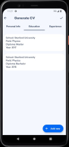 CVGenie - Advanced Native Android CV Generator App Screenshot 11