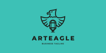 Art Eagle Logo Template Screenshot 2