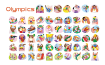 Flat Style Olympic Illustrations Bundle Screenshot 1