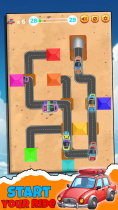 Car Maze Puzzle - HTML5 Construct3 Game Screenshot 1